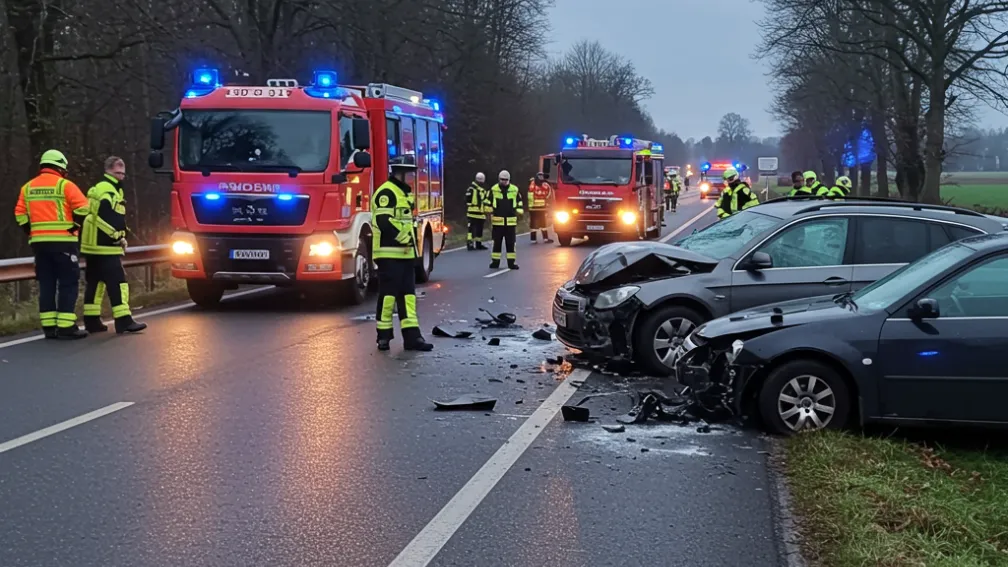 Accident mortal în timpul unei depășiri! Șoferul unui Skoda (65 de ani) s-a izbit de un Jaguar
