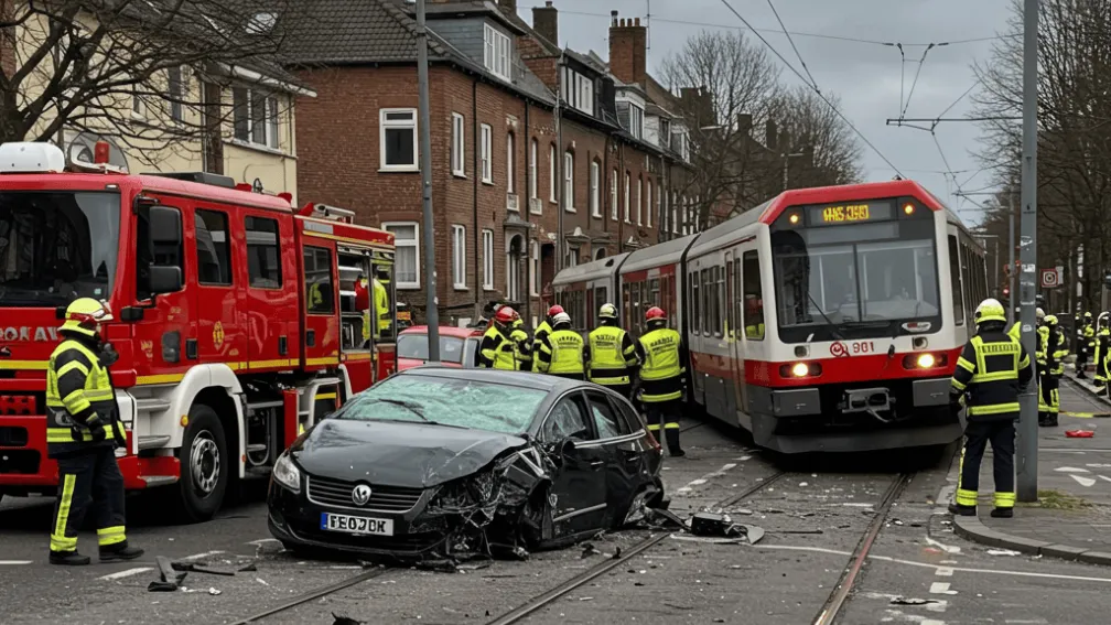 Accident grav în Saarbrücken: Mamă și copil implicați