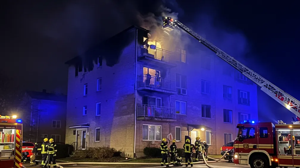Incendiu într-un apartament în Nordhorn: Un bărbat (50 de ani) rănit
