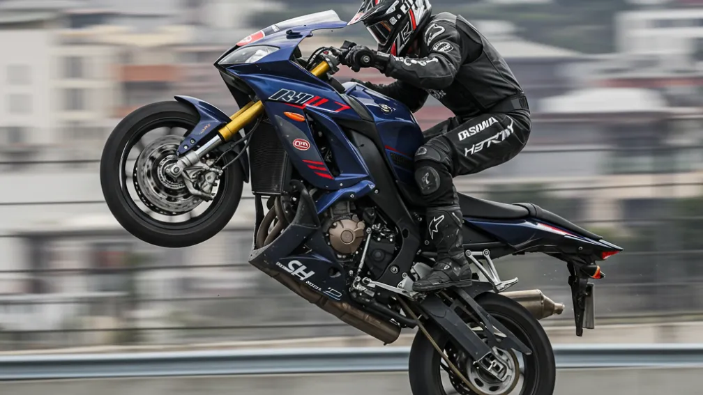Stunt riscant cu motociclete se termină tragic