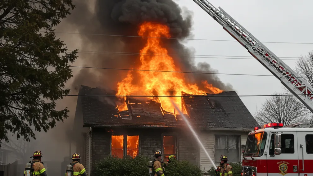 Incendiu în Xanten: O femeie (56 de ani) grav rănită