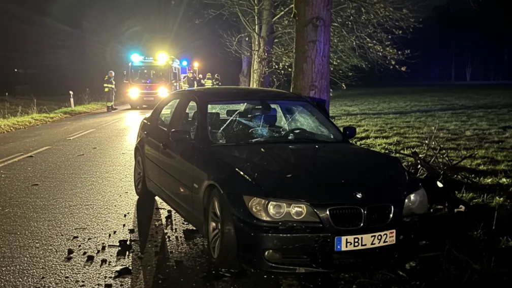 2 morți într-un accident cu un copac - Doar șoferul (21) a supraviețuit în această epavă