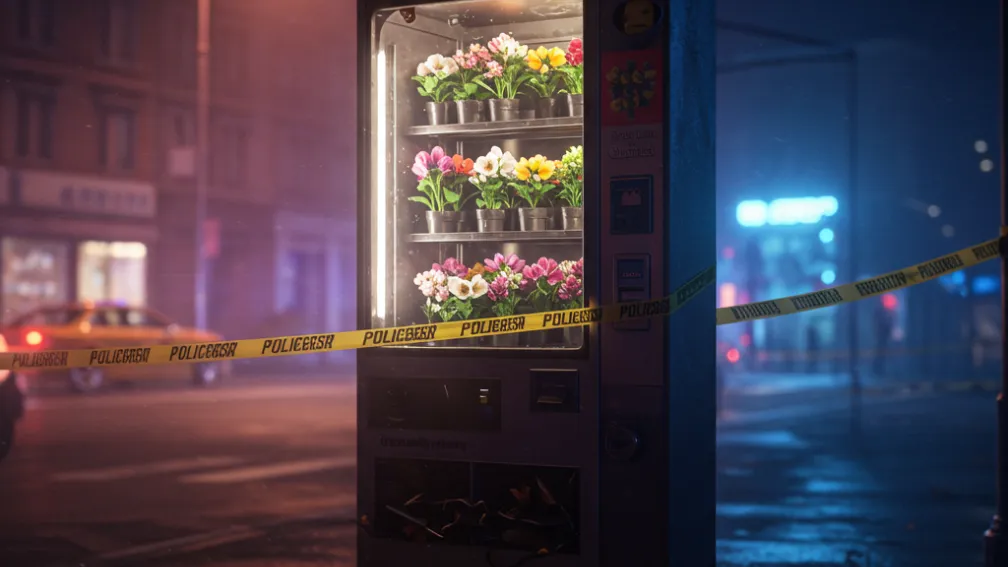 Hoți au jefuit un automat de flori în Rüsselsheim