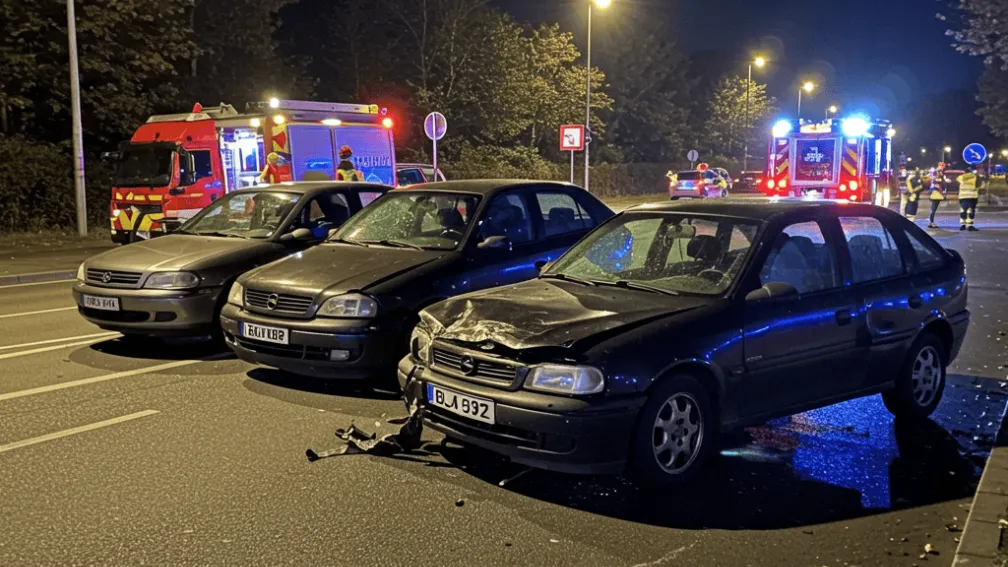 Accident la Zuzenhausen: Opel lovește o mașină, o femeie rănită