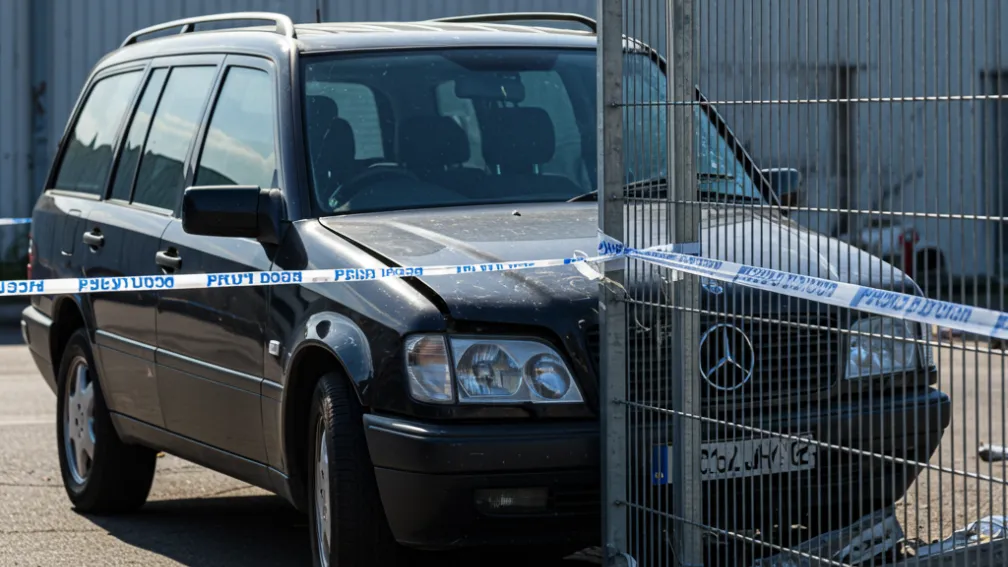 Fulda: Șofer Mercedes fuge după accident
