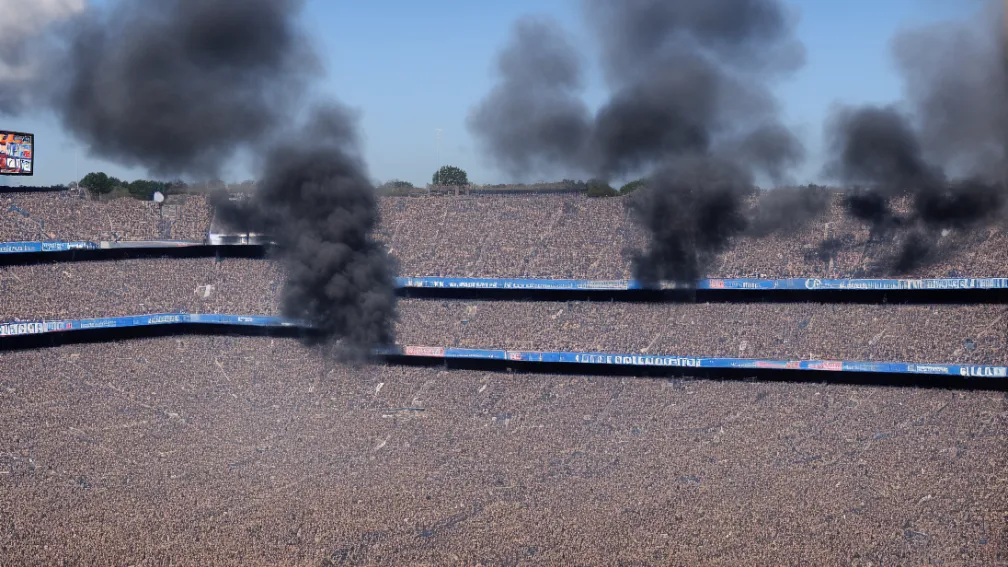 Acțiune nebunească a fanilor din Saarbrücken - Bombă fumigenă cu telecomandă în fața sectorului Dynamo