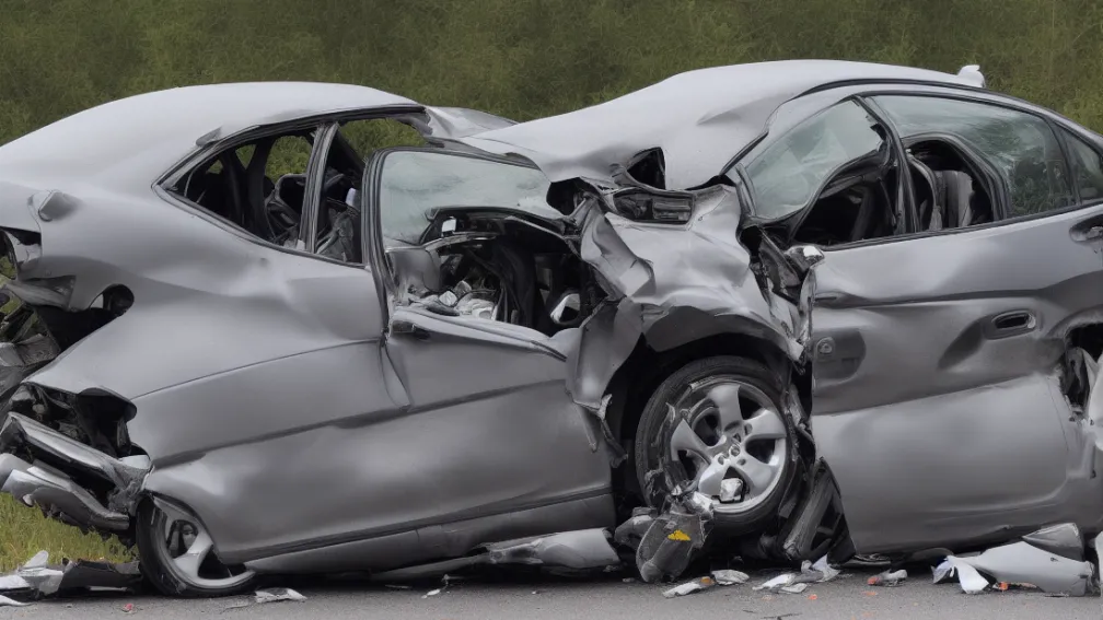 Accident pe B50: Șoferul fuge de la locul faptei