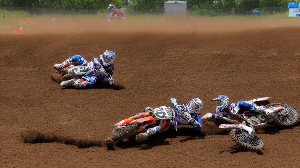 Accident grav la Campionatele Motocross din Lübtheen: Un motociclist a intrat cu mașina în spectatoare