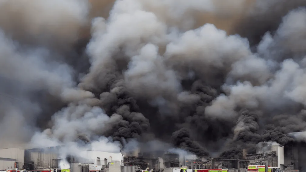 Incendiu la o firmă din Unnau cauzat de o defecțiune tehnică