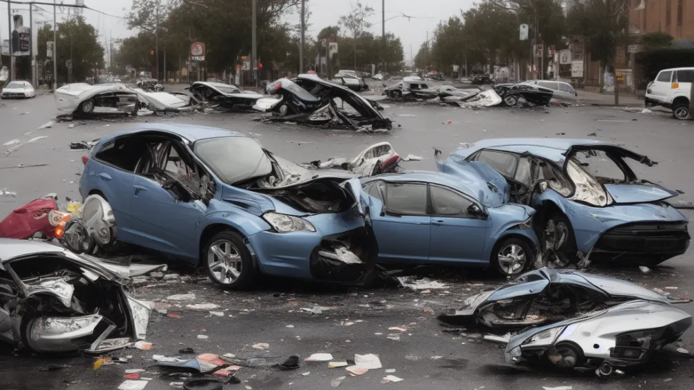 Accident grav în Dortmund: Șofer Mercedes (62 de ani) lovește mai multe mașini