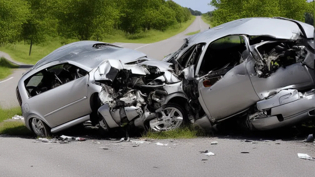 Accident spectaculos: Un tânăr de 31 de ani s-a răsturnat cu VW în Tuttlingen