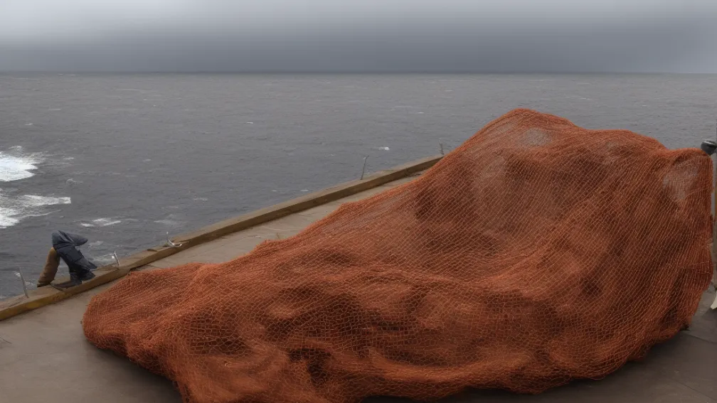 Descoperire misterioasă în Marea Nordului: Un pescar de creveți a prins o bucată misterioasă de 70 kg