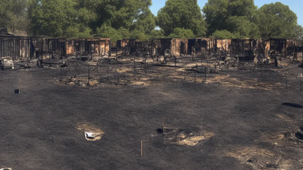 Incendiu puternic distruge o cabană de grădină în Lübeck
