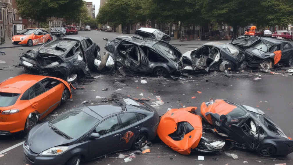 Accident la Gelnhausen: Șoferul unui Mercedes rănit