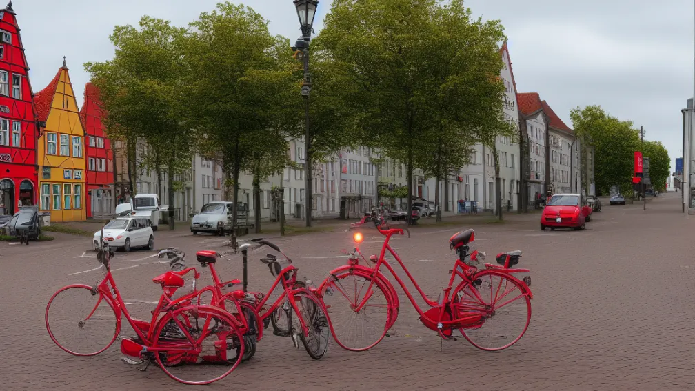 Rostock: Camion a ignorat semaforul roșu – Accident cu biciclist