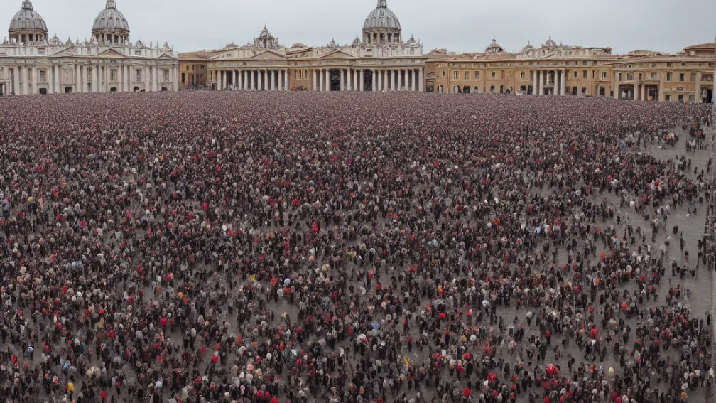 Toate informațiile în format Live-Ticker - Zeci de mii de oameni merg să-și ia rămas bun de la Papa