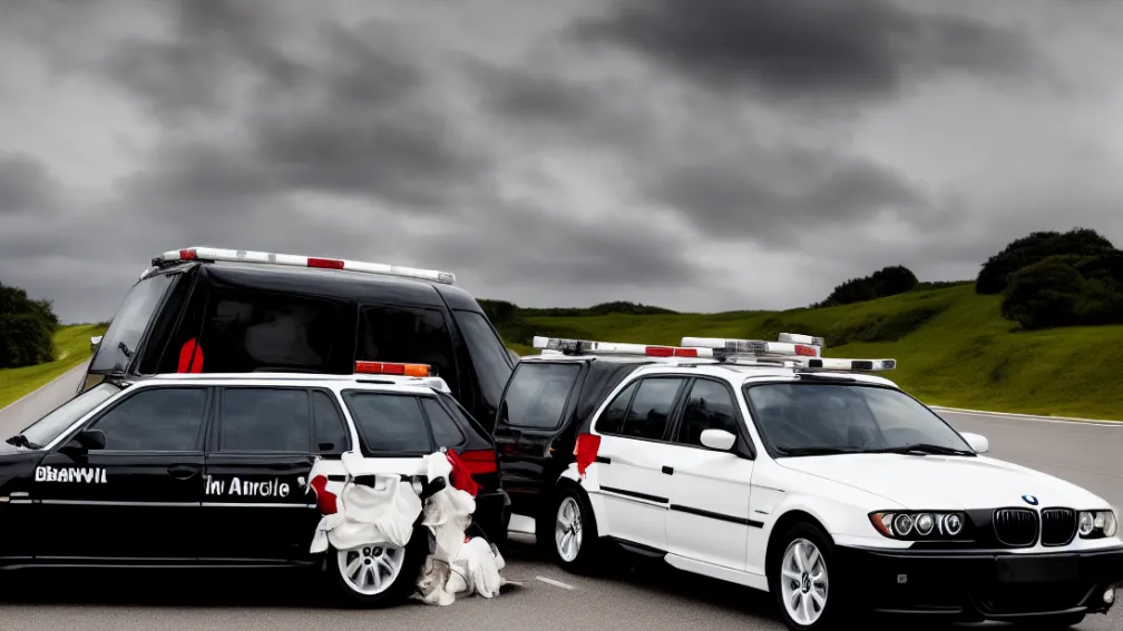 Oberursel: BMW blochează o ambulanță