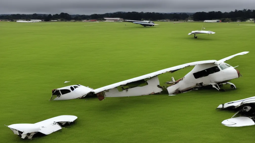Pilot (50) răstoarnă Cessna pe un câmp la aerodromul Heininger