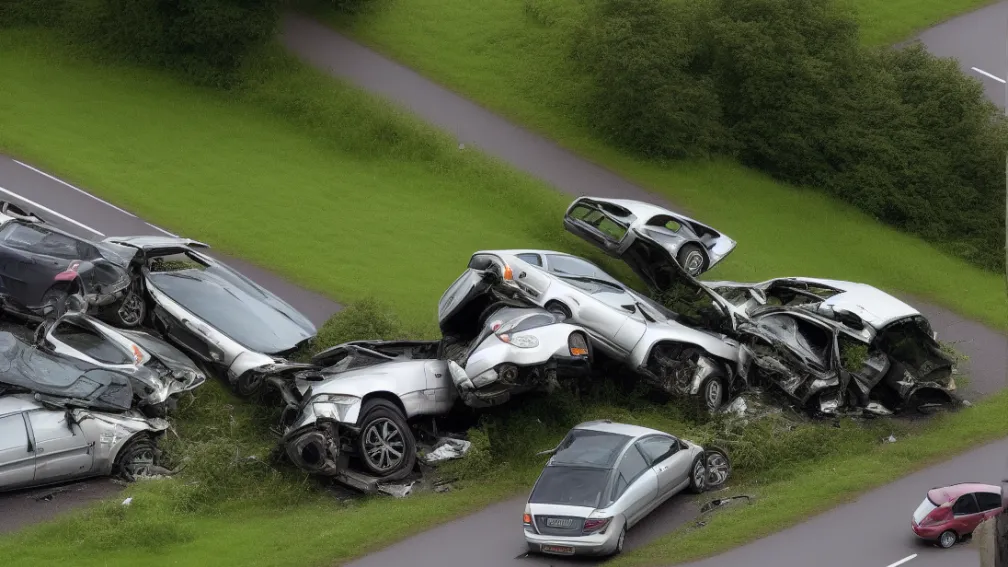 Accident grav pe B243A lângă Bockenem: Doi răniți
