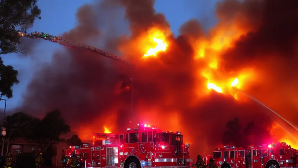 Incendiu în Leipzig: Pompierii Salvează Copii dintr-o Clădire în Flăcări