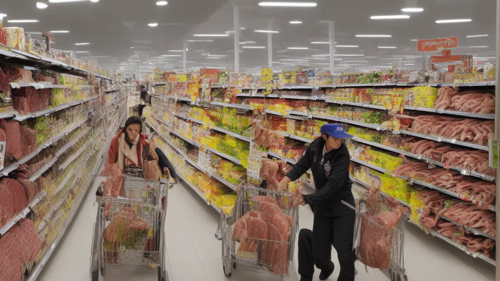 Furt de carne tocată într-un supermarket din Mönchengladbach: Hoțul (43 de ani) prins