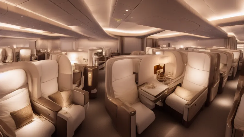 Lux la înălțime: Cum arată zborul la clasa întâi cu Qatar Airways pe A380