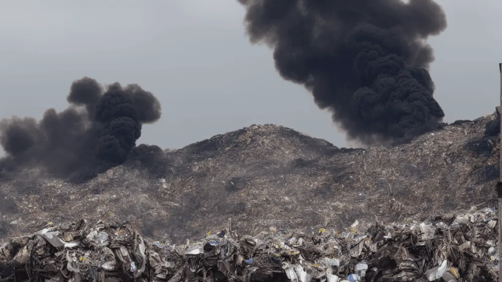 Incendiu la o firmă de reciclare în Bochum, stins de pompieri