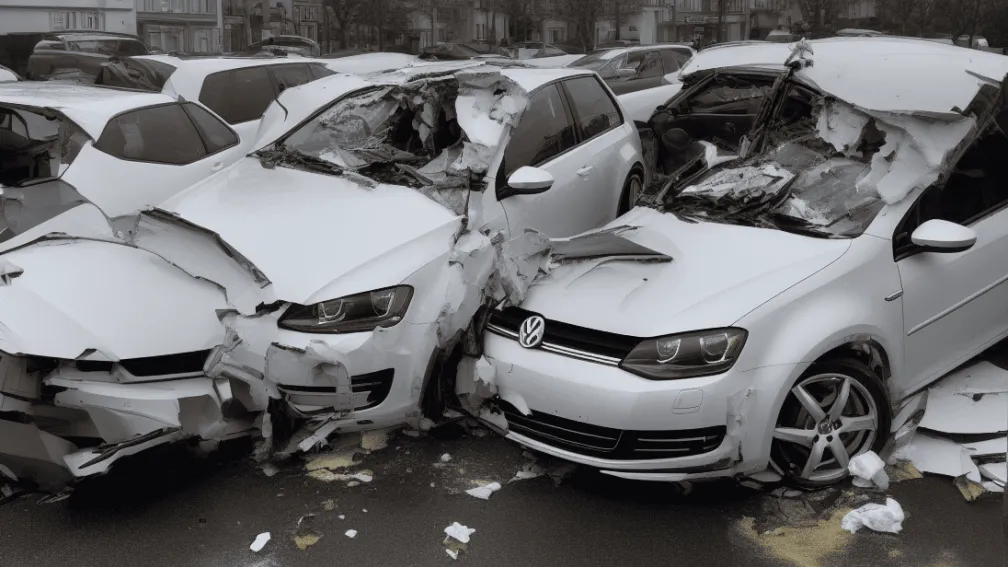 Idar-Oberstein: Mașină necunoscută lovește un VW Golf parcat