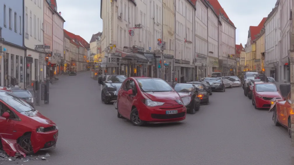 Sassnitz: Motociclist rănit într-un accident