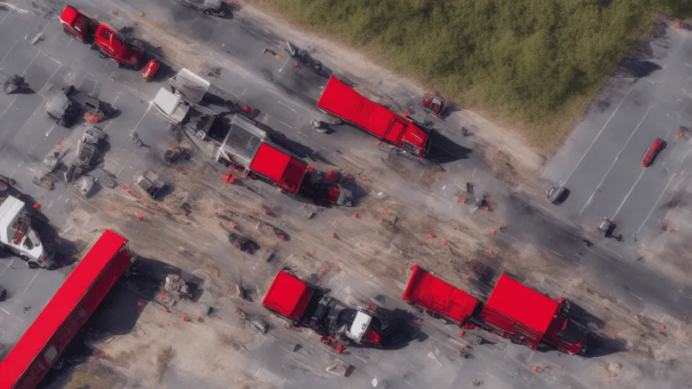 Gevelsberg: Pompierii au stins un camion în flăcări într-o parcare
