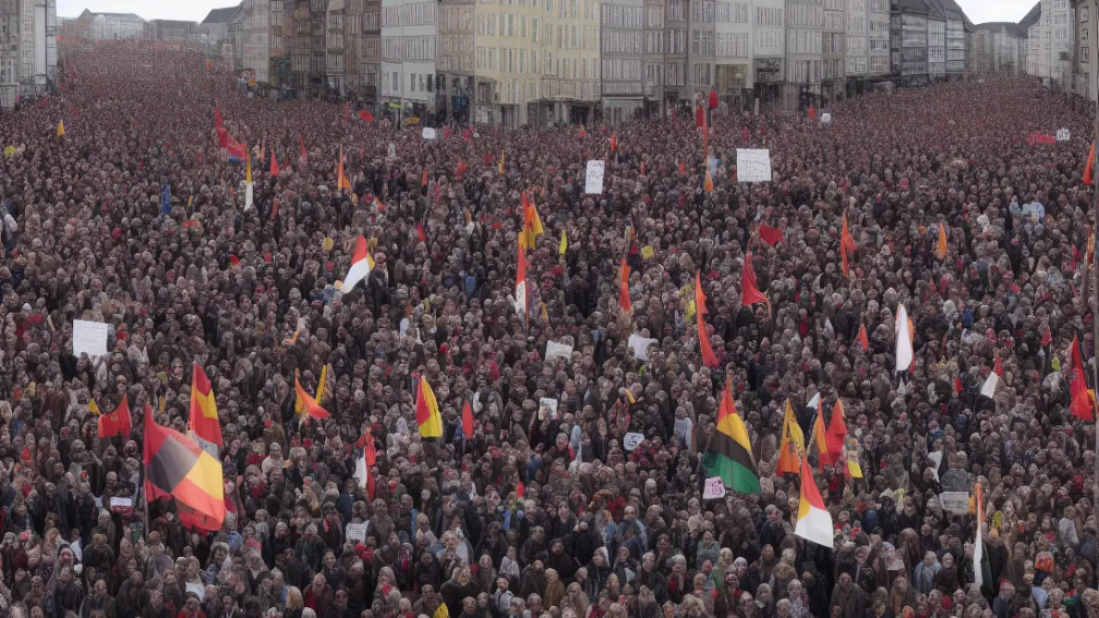 Violențe la contraproteste – Demonstratii de dreapta in toata Germania