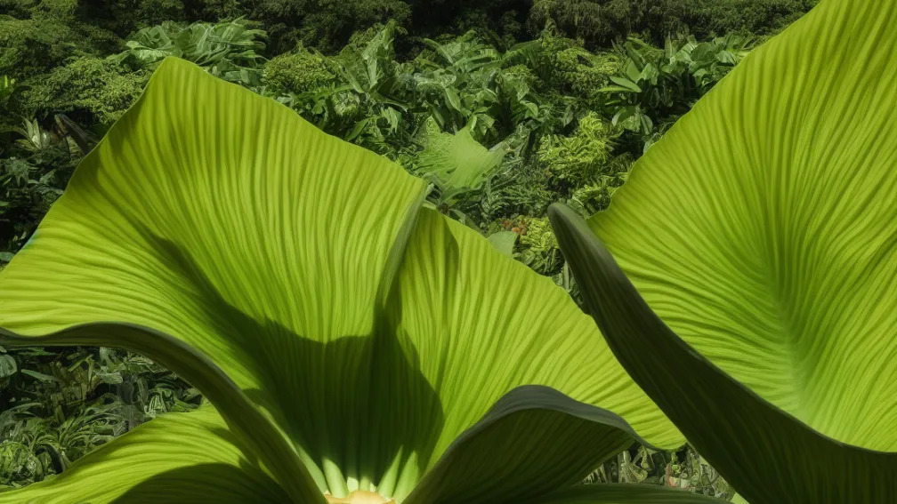 Titan Arum înflorește - În Bremen miroase a descompunere