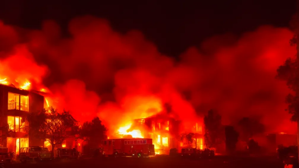 Incendiu Major în Hamburg-Langenhorn: Foc la o Unitate de Cazare