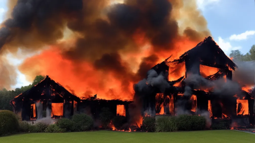 Incendiu la o casă în Cuxhaven: pagube de 400.000 de euro