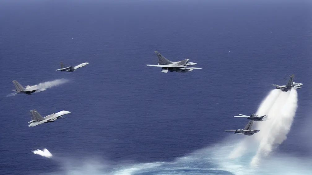 Avion de luptă american de 60 de milioane de dolari s-a prăbușit în Marea Roșie după un atac Huthi