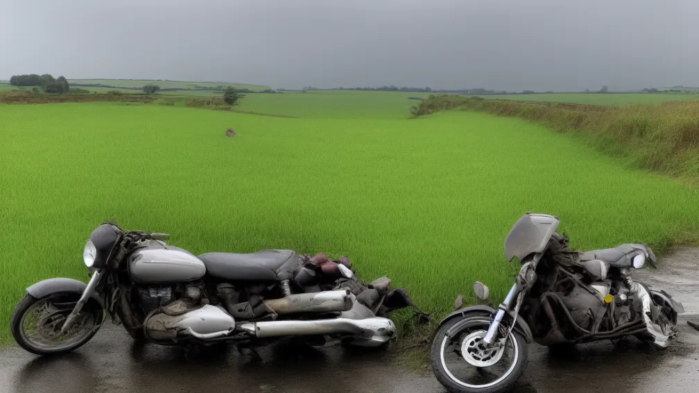 Accident grav în Borken: Motociclist rănit