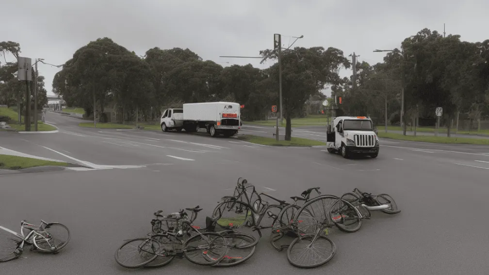 Offenbach: Biciclistă necunoscută moare într-un accident cu un camion