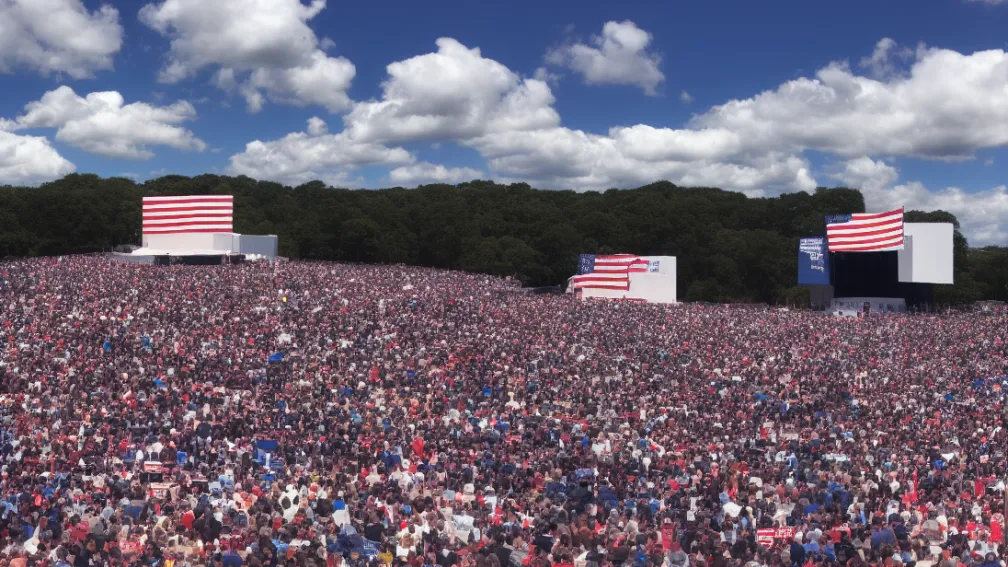 Trump celebrează primele 100 de zile în Michigan
