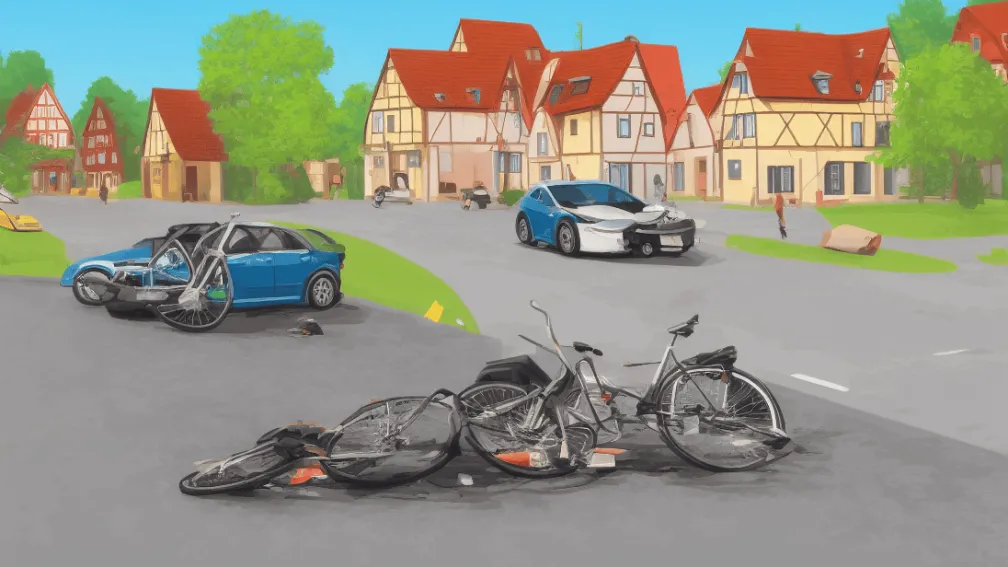 Accident în Rülzheim: Mașină a lovit o biciclistă de 72 de ani