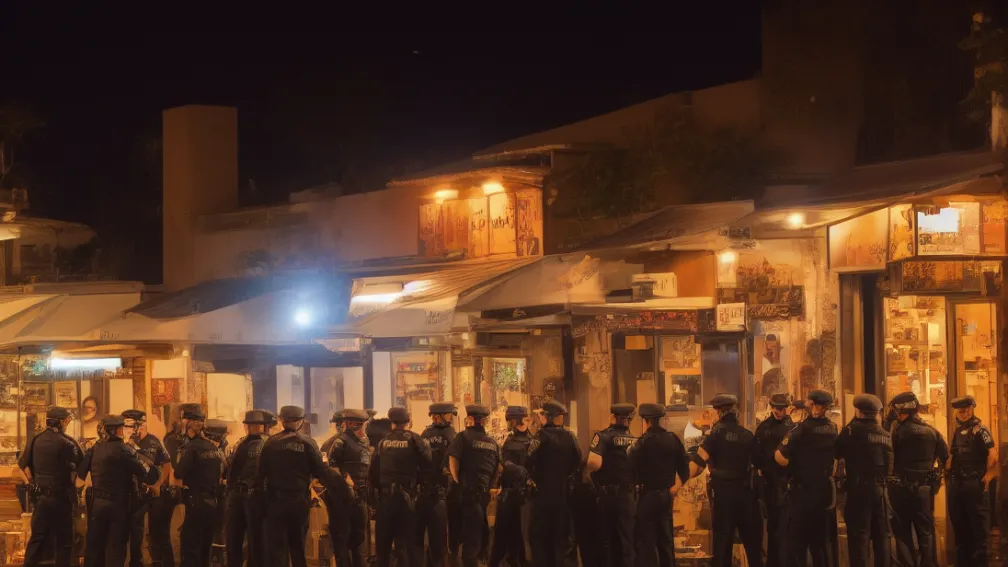 Intervenție la restaurantul clanului - Clanul Abou-Chaker urmărește poliția