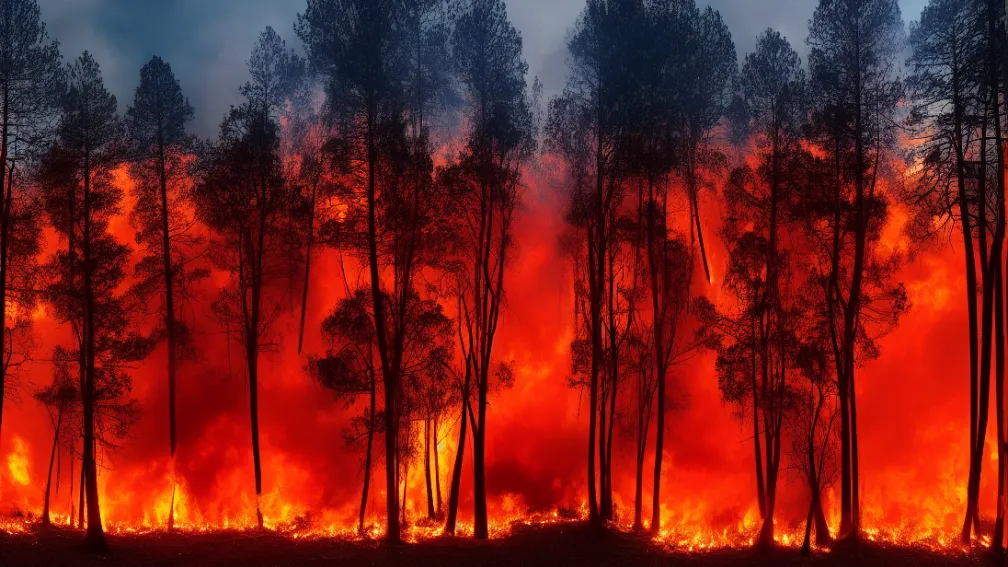 Incendiu de pădure în Brandenburg: Coloană imensă de fum vizibilă de la kilometri distanță