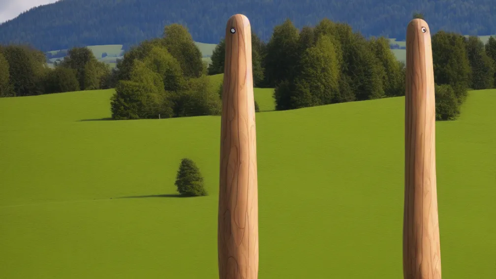 Cine este în spatele lor? - Sculpturi bizare asediază locurile turistice din Allgäu