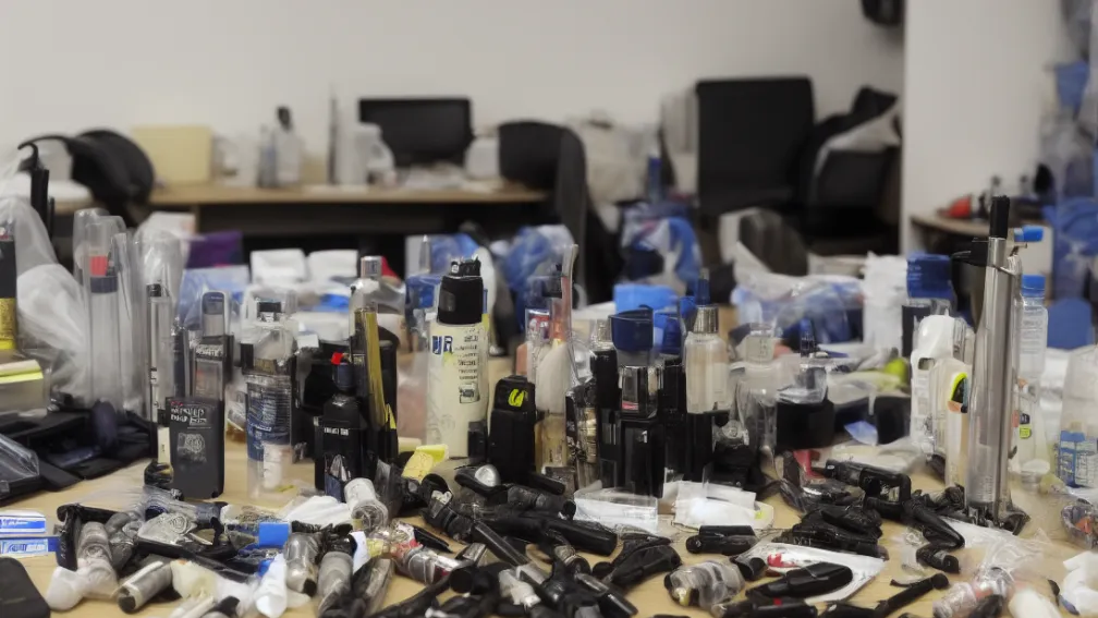 Poliția din Ebersbach confiscă spray iritant de la minori