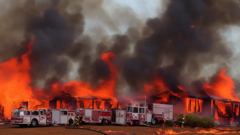 Incendiu devastator în Neu Wulmstorf: Bărbat arestat după ce și-a incendiat casa