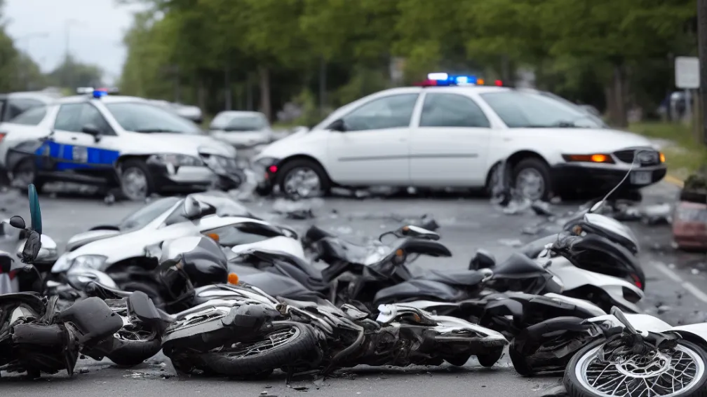 Accident grav în Sigmaringen: O senioară nu a văzut un motociclist