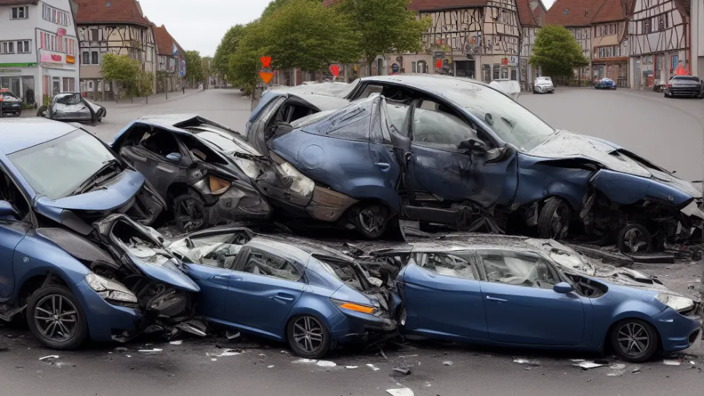Accident rutier la Gevelsberg: Femeie nu acordă prioritate