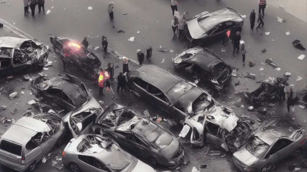 Accident grav în Berlin: Senior de 85 de ani provoacă coliziune cu trei mașini