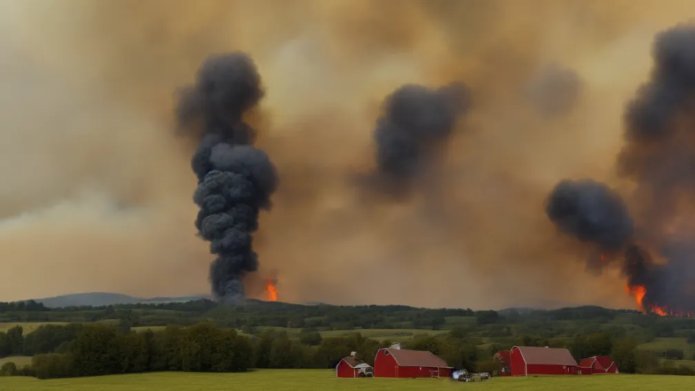 Incendiu devastator la o fermă de lapte în Saxonia-Anhalt: Aproximativ 100 de animale au murit într-un grajd în flăcări