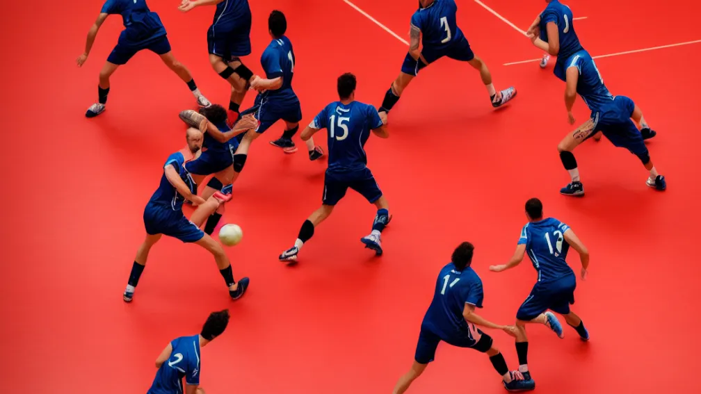 Cartonaș roșu! – Un jucător din echipa națională de handbal, eliminat