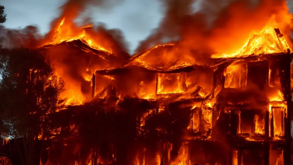 Incendiu puternic distruge un apartament în Egelsbach